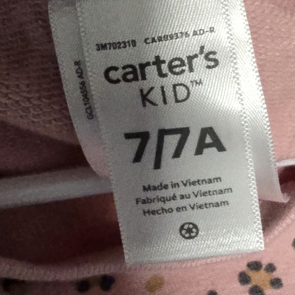 Carter's Girls Floral Tee & Pant Set - 7/7A - Picture 13 of 15